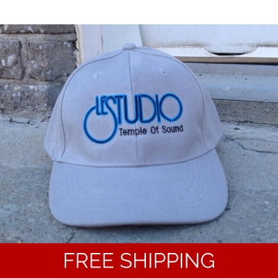 Le Studio Baseball Hat Light Grey B & B Front Logo TOS